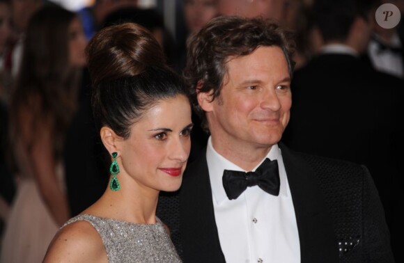 Colin Firth et son épouse lors du MET Ball organisé à New York le 2 mai 2011