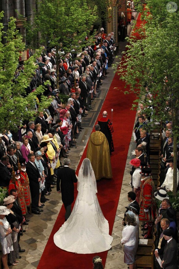 Kate Middleton et le prince William, le jour de leur mariage, le 29 avril 2011, à Londres.