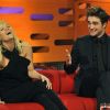 Reese Witherspoon et Robert Pattinson lors de l'enregistrement de l'émission The Graham Norton Show à Londres le 3 mai 2011
