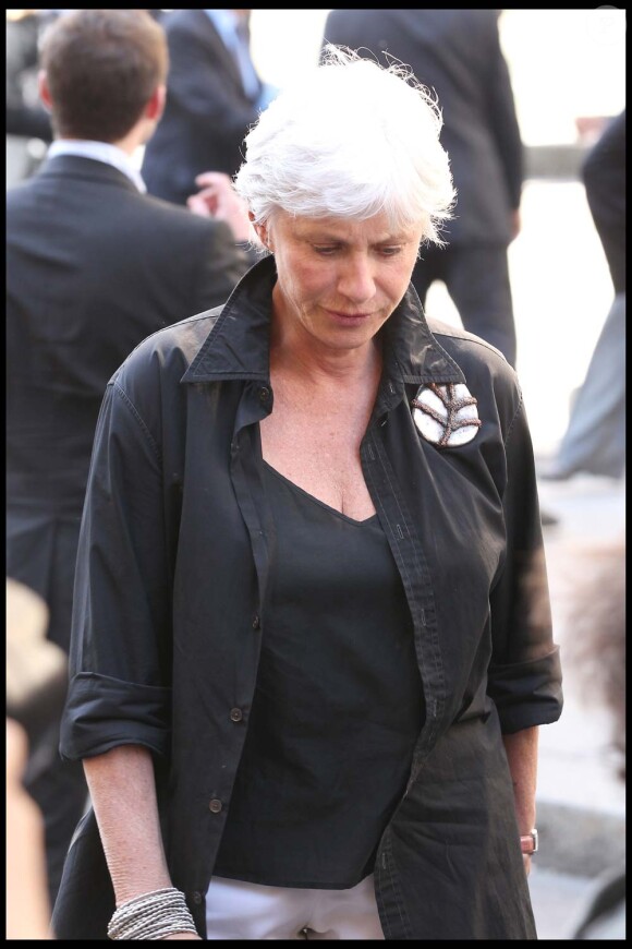La femme politique Françoise de Panafieu assiste au dernier hommage rendu à Marie-France Pisier, en l'église Saint-Roch, à Paris, le 5 mai 2011.