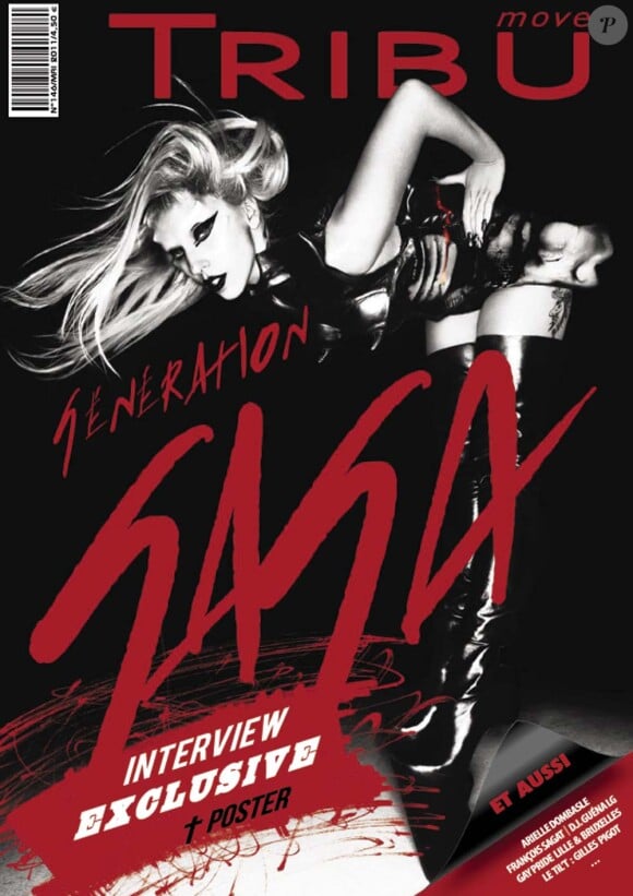Lady Gaga en couverture de Tribu Move, mai 2011.
