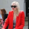 Gwen Stefani se promène avec ses enfants Kingston et Zuma, à Londres (Grande-Bretagne), vendredi 6 mai 2011.