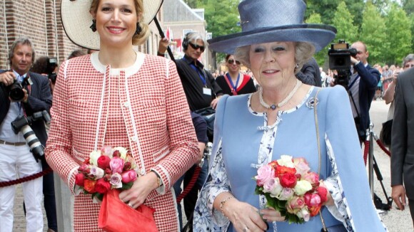 La princesse Maxima et la reine Beatrix : deux boute-en-train chapeautées !