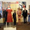 La reine Beatrix et la princesse Maxima des Pays-Bas, à l'ouverture de l'exposition 'Maxima, 10 ans aux Pays-Bas' à Apeldoorn, Pays-Bas, le 7 mai 2011.