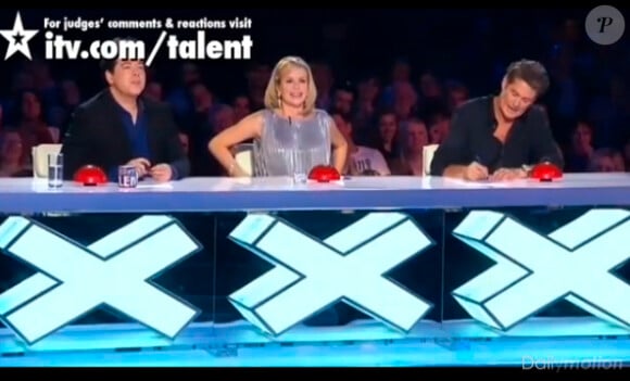 Le jury de Britain's Got Talent, composé de  Michael McIntyre, Amanda Holden, et David Hasselhoff