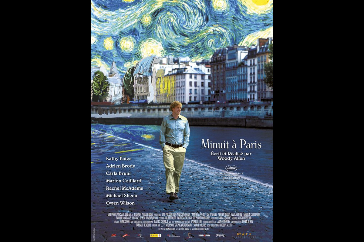 Photo : L'affiche de Midnight in Paris, de Woody Allen, qui fera l ...