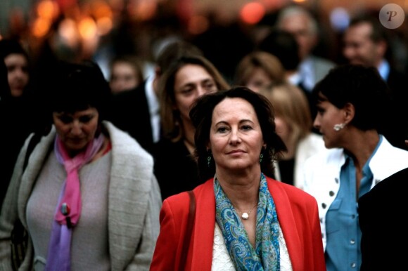Ségolène Royal au concert en l'honneur des 30 ans de l'élection de François Mitterrand, le 10 mai 2011 sur la place de la Bastille à Paris