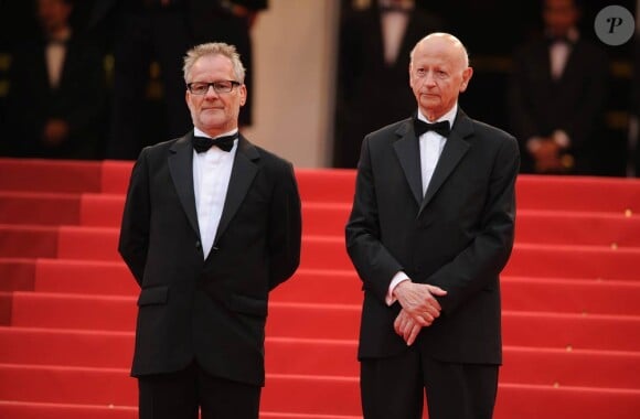 Thierry Frémeaux et Gilles Jacob à l'occasion de la présentation de Sleeping Beauty, dans le cadre du 64e Festival de Cannes, le 12 mai 2011.
