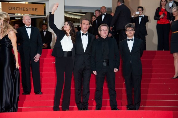 L'équipe du film The Artist, le 15 mai 2011, à Cannes.