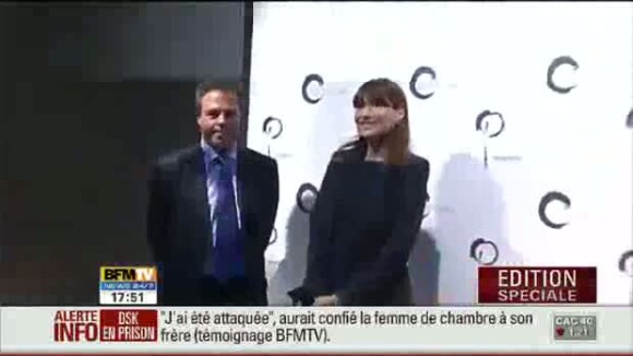 Bernadette Chirac dit être réjouie de la grossesse de Carla Bruni !