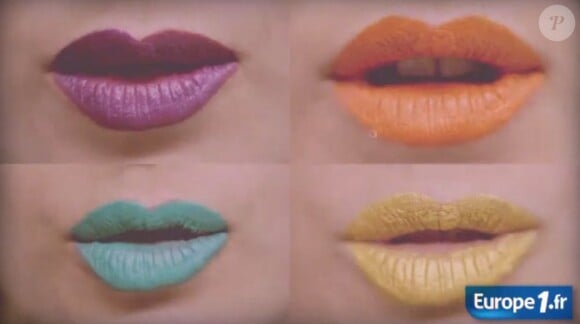 Images extraites du clip Kiss de Mélanie Laurent, mai 2011.