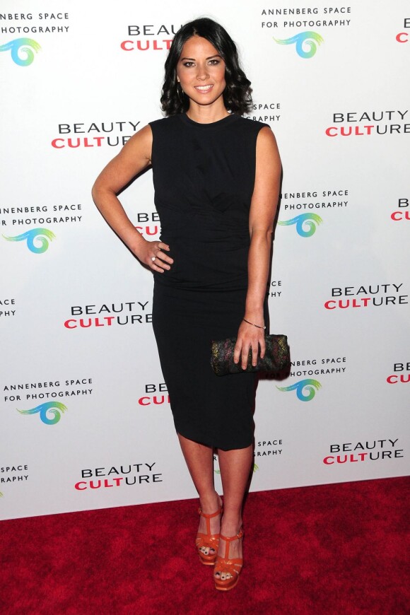 Olivia Munn lors de l'ouverture de l'exposition Beauty Culture à l'espace de photographie Annenberg, à Los Angeles le 19 mai 2011.
