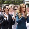 Jennifer Lopez et son époux Marc Anthony lors de l'hommage sur le Hollywood Walk of Fame de Simon Fuller le 23 mai 2011 à Los Angeles