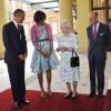 Le 24 mai 2011, à l'occasion de la visite officielle de Barack et Michelle Obama à Londres, le prince William et sa femme Catherine, duchesse de Cambridge, effectuaient leur première apparition officielle depuis le mariage du 29 avril et leur retour de lune de miel.
Catherine, extrêmement élégante, est apparue toujours aussi mince...