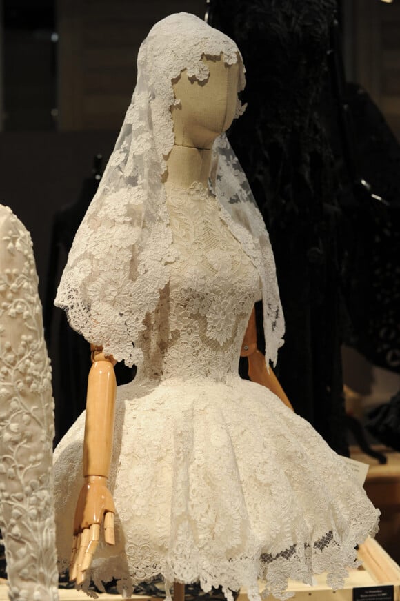 Robe de mariée Franck Sorbier exposée chez Sotheby's