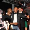 Jean-Roch pose aux côtés de Kanye West, au VIP Room de Cannes, lors du Festival de Cannes 2011.