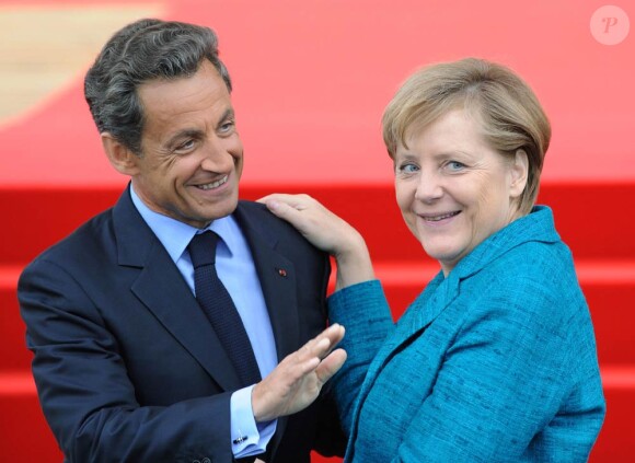 Nicolas  Sarkozy et Angela Merkel, lors du sommet du G8 à Deauville, le 26 mai  2011.