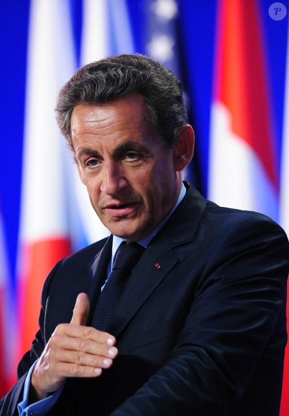 Nicolas  Sarkozy lors du sommet du G8 à Deauville, le 26 mai  2011.