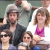 Arthur H et sa femme au tournoi de Roland-Garros, le lundi 30 mai 2011.
