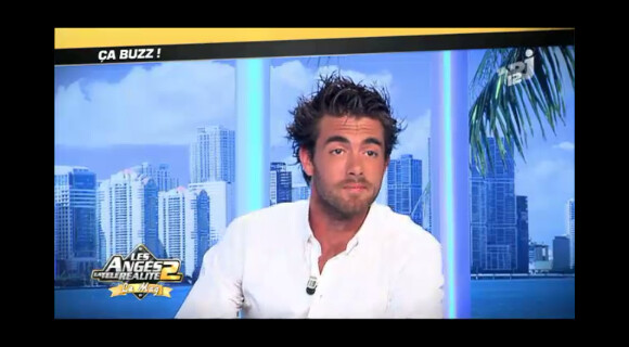 Jonathan, invité sur le plateau des Anges de la télé-réalité 2 : Miami Dreams