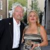 Richard Branson et son épouse Joan lors des fiançailles de leur fille Holly, à Londres