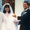 Arnold Schwarzenegger et Maria Shriver, le jour de leur mariage, le 26 avril 1986.