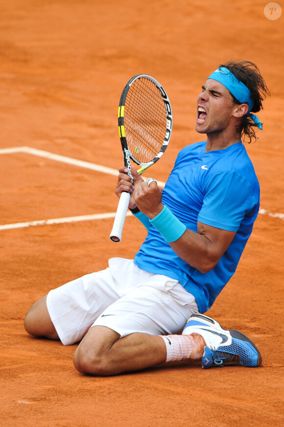 Rafael Nadal accède à la finale de Roland-Garros, le 3 juin 2011 jour de  son anniversaire, en battant Andy Murray.