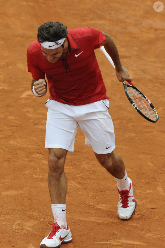 Roger Federer en demi-finale de Roland-Garros, le 3  juin 2011