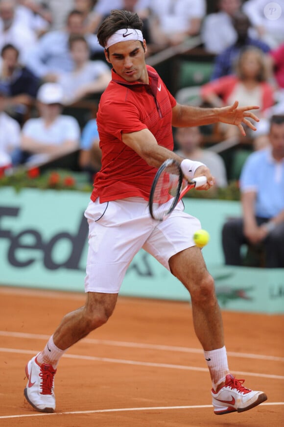 Roger Federer à Roland-Garros, le 3 juin 2011