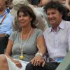 Robert Charlebois et son épouse à Roland-Garros, le 3 juin 2011