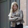 Kirstie Alley chez elle à New York, le 28 mai 2011. Elle regarde son nouveau voisin s'installer !