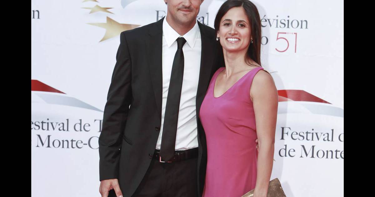 Jean-Pascal et son épouse Jennifer lors du Festival de Télévision de Monte-Carlo, le 6 juin 2011 ...