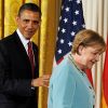 Barack Obama et Angela Merkel ont affiché leurs bonnes relations à Washington le 7 juin 2011