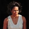 Michelle Obama superbe dans une longue robe blanche Naeem Khan le 7 juin 2011 à Washington