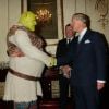 Le prince Charles lors de la représentation caritative de Shrek The Musical, à Londres, le 8 juin 2011.
