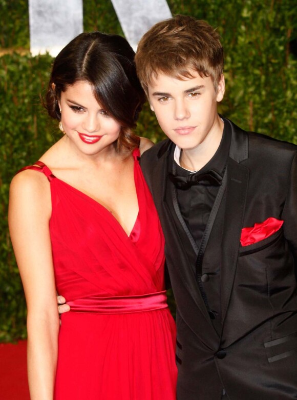Justin Bieber et Selena Gomez, à Los Angeles, le 27 février 2011.
