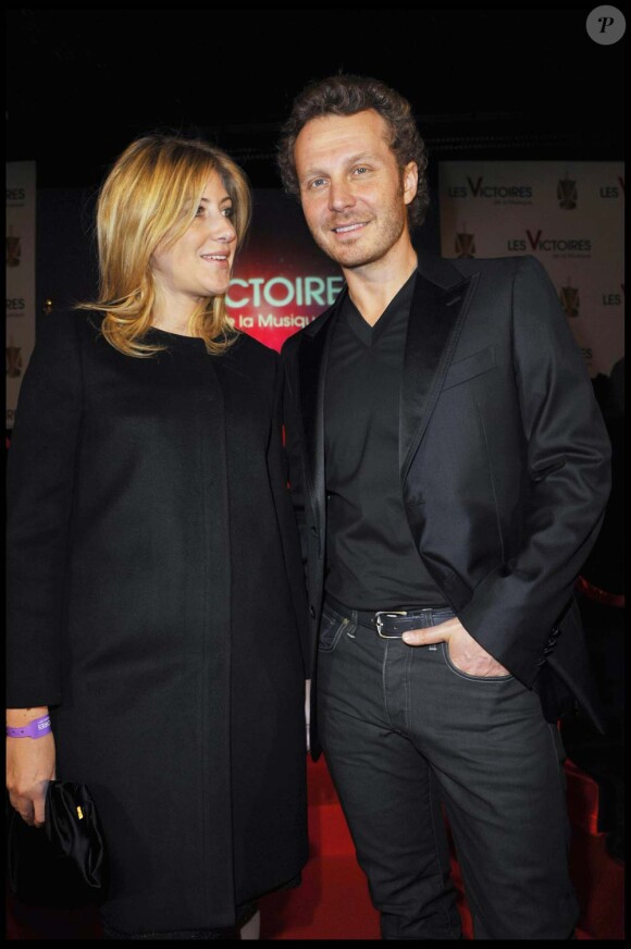 Sinclair et Amanda Sthers, à Paris, le 1er mars 2011.