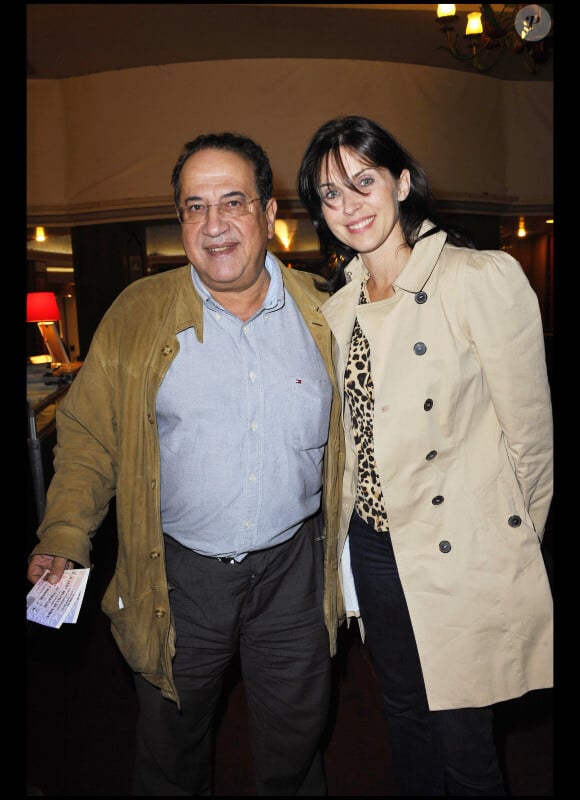 Jean-Luc Azoulay et sa femme Isabelle Bouysse en octobre 2010 à la comédie musicale Il était une fois Joe Dassin au Grand Rex à Paris 