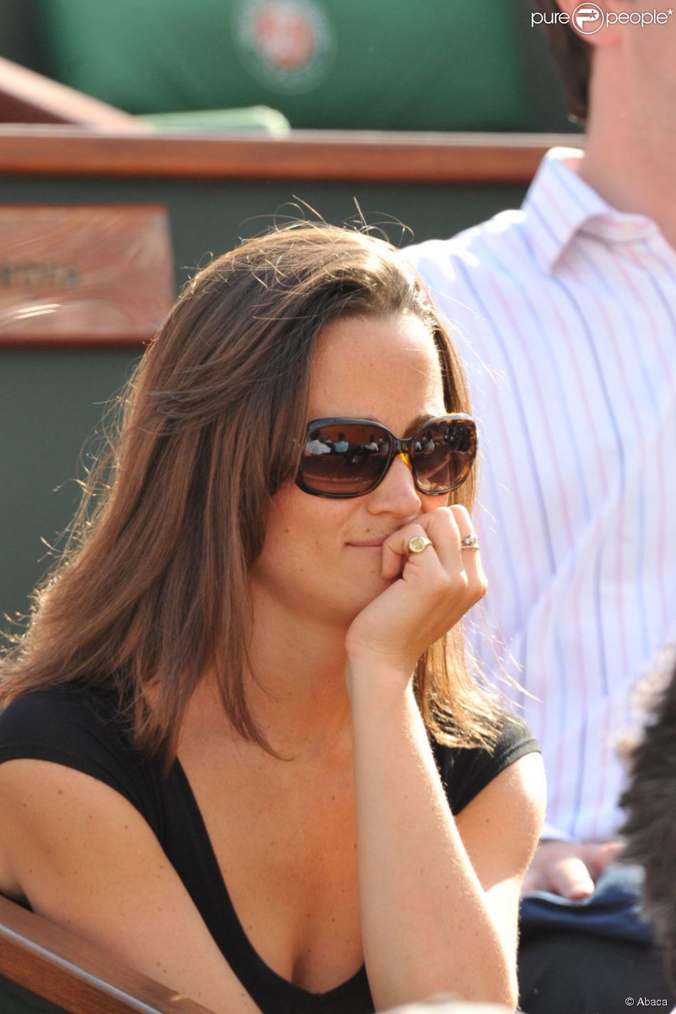 Pippa Middleton au tournoi de Roland-Garros, le 30 mai 2011. - Purepeople