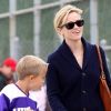 Reese Witherspoon et Jim Toth rentrent d'un match de football. Ils ont soutenu le petit Deacon et son équipe, à Los Angeles. 11 juin 2011