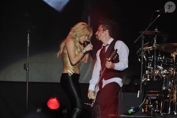 Shakira en concert à Bercy, le lundi 13 juin 2011.