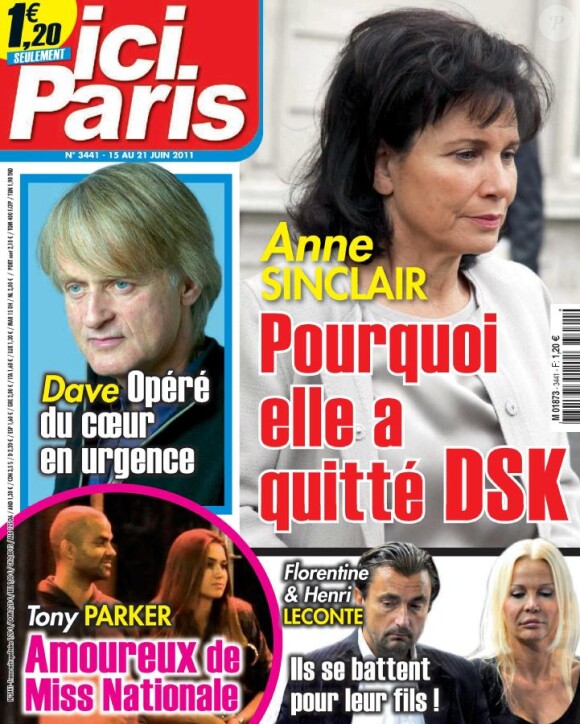 Couverture du magazine Ici Paris