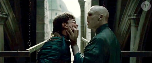 Harry Potter et Lord Voldemort dans Harry Potter et les Reliques de la Mort - Partie 2, en salles le 13 juillet.