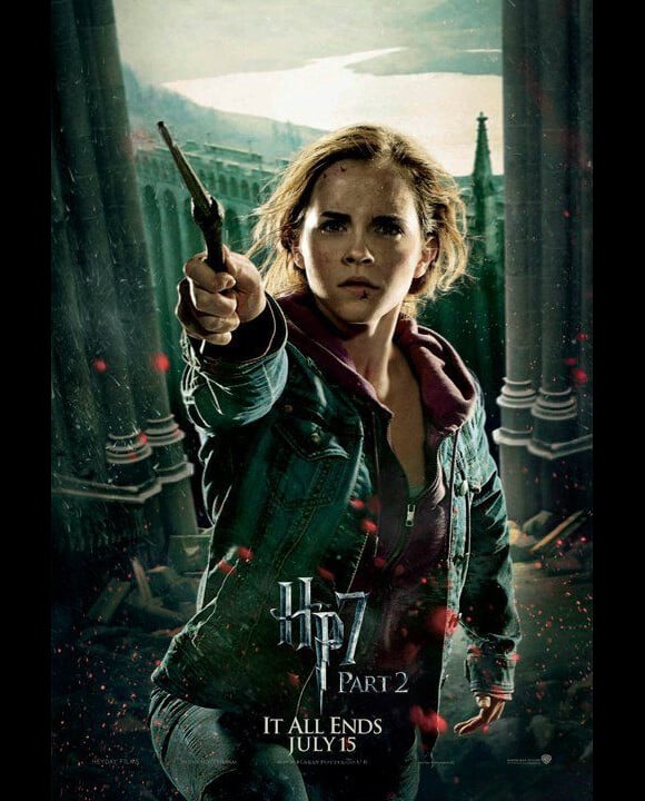Hermione dans Harry Potter et les Reliques de la Mort - Partie 2, en salles le 13 juillet.