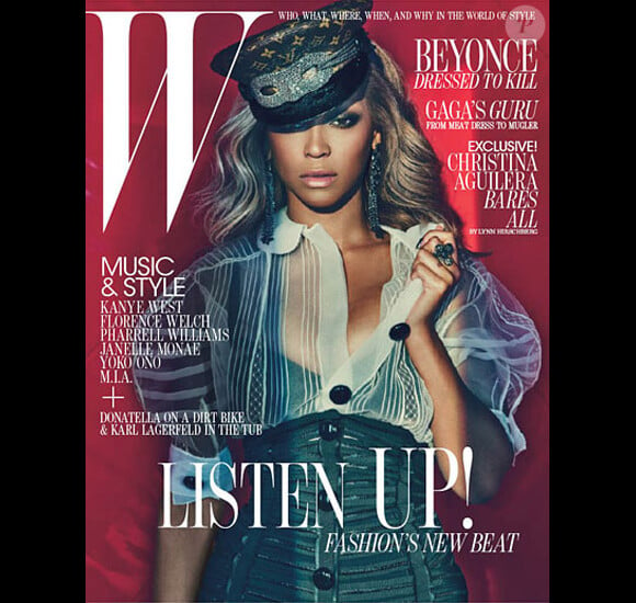 Beyoncé opté pour un look sexy en couverture du magazine américain W pour le numéro de juillet.