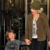 Christina Aguilera est très proche de son fils de 3 ans, Max, qu'elle a eu avec son ex-mari, Jordan Bratman. New York, 13 mai 2011