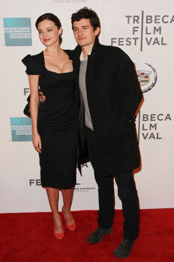 Orlando Bloom et sa femme Miranda Kerr 