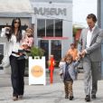 Matthew McConaughey en famille avec ses enfants Vida, Levi et sa compagne Camila 