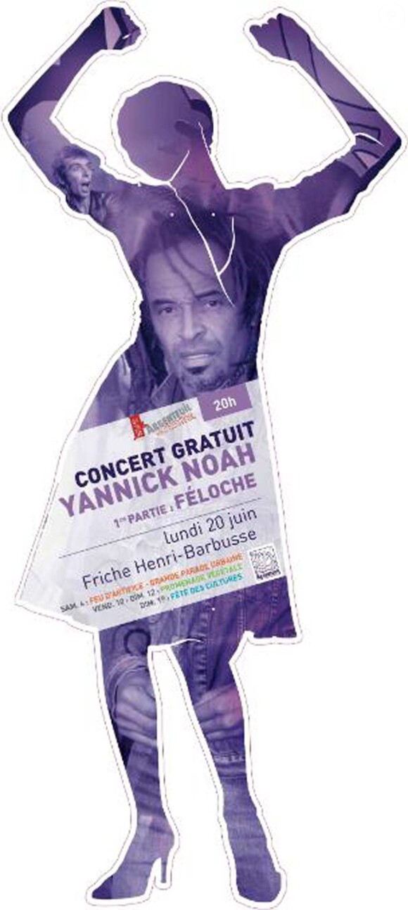 Yannick Noah est en concert gratuit ce lundi 20 juin à Argenteuil.