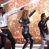 Les Black Eyed Peas sur le plateau de X Factor, sur M6, le 17 mai 2011.